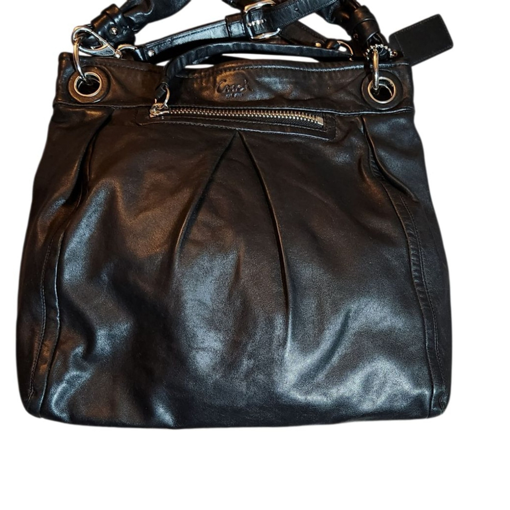 COACH Leather Shoulder Bag Purse - Picture 7 of 10